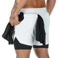 Short masculino Fit GYM 2 em 1